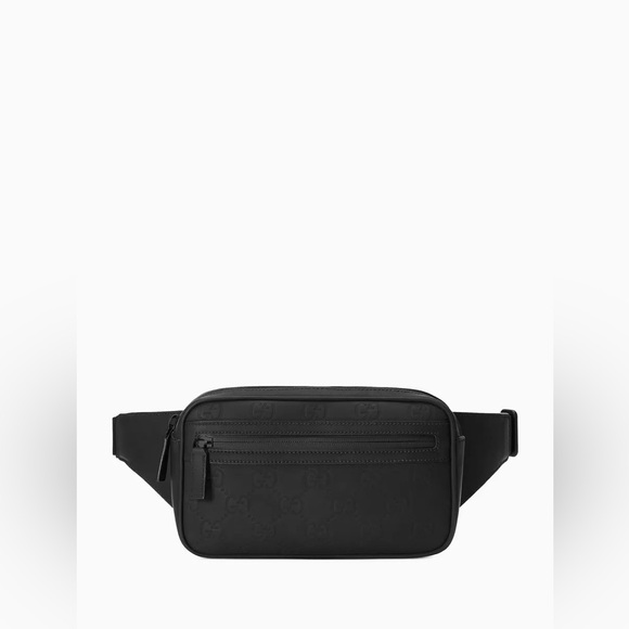 Gucci Other - Gucci GG Belt Bag in Rubber-effect Leather NWT